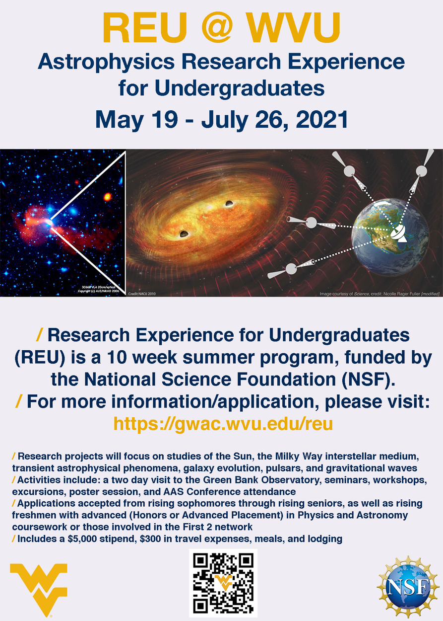 Astrophysics REU Flyer